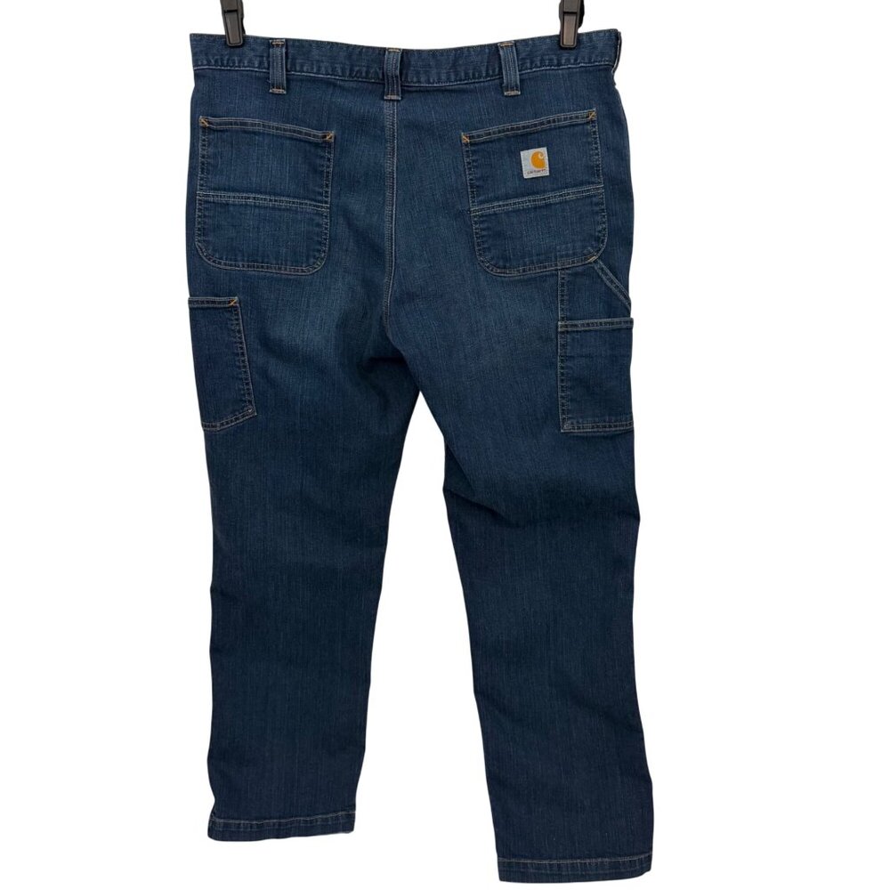 Carhartt Jeans Rugged Flex Relaxed Fit Blue - Men's 40x30 - Picture 2 of 10